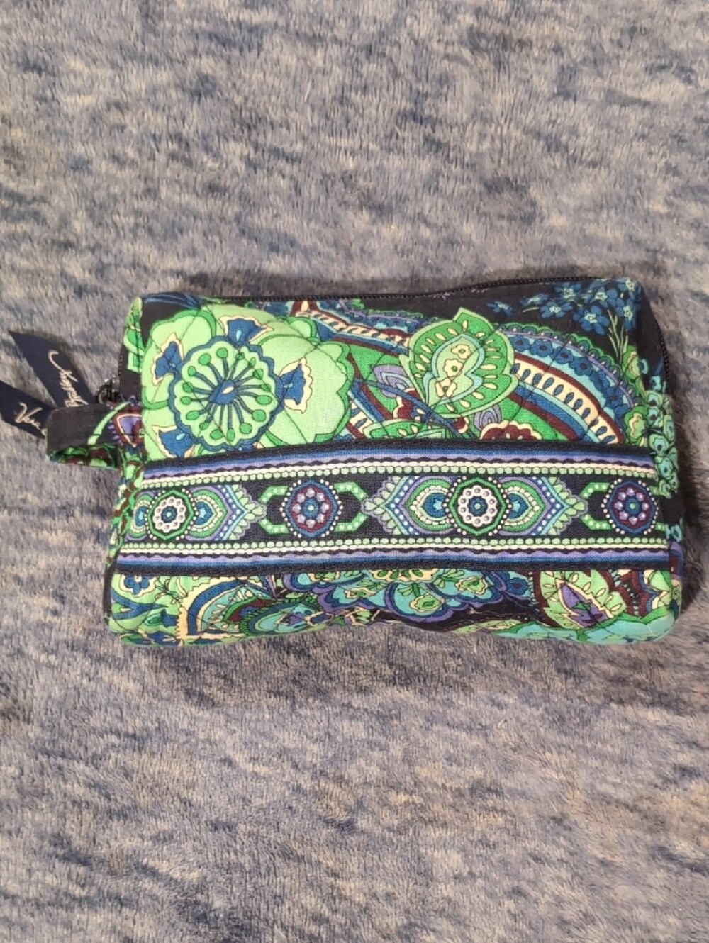 Vera Bradley Blue Rhapsody Cosmetic Pouch With Skincare Products - Picture 5 of 5